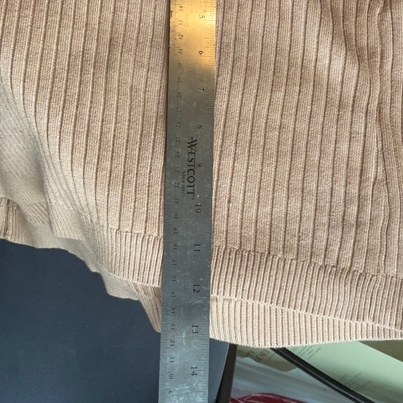 SOFIA JEANS Tawny Brown Back Twist Sweater Midi Dress Size XL, NWT - Picture 13 of 14